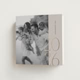 "Year in Display" - Holiday Cards in Fog by Ana Sharpe - Folded Card