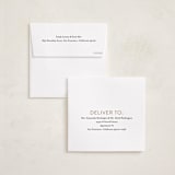 "Gilded Type" - Holiday Cards in Snowfall by Angela Thompson - FREE Recipient Addressing