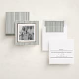 "Striped Frame" - Holiday Cards in Sage Green by Lucrecia Caporale - Assembled