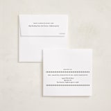 "Striped Frame" - Holiday Cards in Sage Green by Lucrecia Caporale - FREE Recipient Addressing