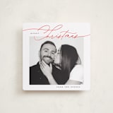 "A Simple Script" - Holiday Cards in Snow by Susan Zinader - Front