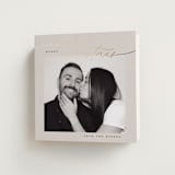 "A Simple Script" - Holiday Cards in Poppy Seed by Susan Zinader - Folded Card