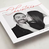 "A Simple Script" - Holiday Cards in Snow by Susan Zinader - Detail