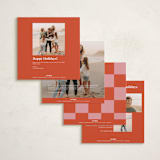 "Happiest of Holidays Wishes" - Holiday Cards in Peppermint by Anja Jankowsky - Back of Card Options