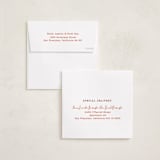 "Keepsake" - Holiday Cards in Rouge by Jeremy - FREE Recipient Addressing