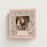 "Garden Folk" - Holiday Cards in Winter Rose by Elly - Folded Card