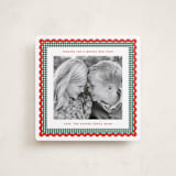 "Gingham Fun" - Holiday Cards in Mistletoe by Erin German - Front