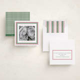 "Gingham Fun" - Holiday Cards in Candy by Erin German - Assembled