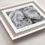 "Gingham Fun" - Holiday Cards in Candy by Erin German - Detail