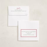 "Gingham Fun" - Holiday Cards in Candy by Erin German - FREE Recipient Addressing