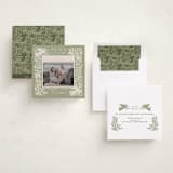 "Angels" - Holiday Cards in Olive by Elly - Assembled