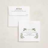 "Angels" - Holiday Cards in Olive by Elly - FREE Recipient Addressing