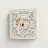 "ornate floral" - Holiday Cards in Charcoal by Jenny Millington - Folded Card