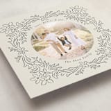 "ornate floral" - Holiday Cards in Charcoal by Jenny Millington - Detail