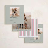 "Classic Single" - Holiday Cards in Ice by Anupama - Back of Card Options