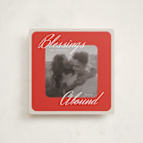 "Abounding Blessings" - Holiday Cards in Cranberry by Danie Romrell - Front