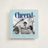 "Square Rejoice" - Holiday Cards in Winterberry by Blustery August - Front