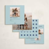 "Square Rejoice" - Holiday Cards in Winterberry by Blustery August - Back of Card Options