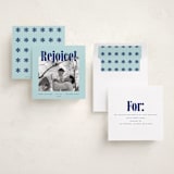 "Square Rejoice" - Holiday Cards in Winterberry by Blustery August - Assembled