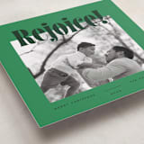 "Square Rejoice" - Holiday Cards in Elf Shoes by Blustery August - Detail