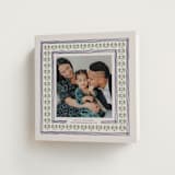 "Little Details" - Holiday Cards in Navy by Claudia Orengo - Folded Card