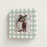 "Festive gingham plaid" - Holiday Cards in Holly Berry by Alston Foster - Folded Card