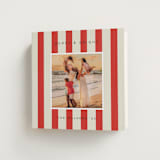 "Cabana" - Holiday Cards in Candy Cane by Morgan Kendall - Folded Card