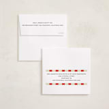 "Cabana" - Holiday Cards in Candy Cane by Morgan Kendall - FREE Recipient Addressing