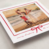 "lil bow" - Holiday Cards in Rouge by Jennifer Lew - Detail