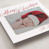 "Merry Classic" - Holiday Cards in Amaryllis by Alston Foster - Detail