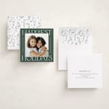 "Equilateral" - Holiday Cards in Fir by Pink House Press - Assembled
