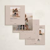 "Crystal" - Holiday Cards in Gumdrop by Jelena Vuletic - Back of Card Options