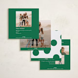 "Pompom" - Holiday Cards in Elf Shoes by Blustery August - Back of Card Options