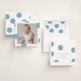 "Pompom" - Holiday Cards in Blue Jay by Blustery August - Assembled