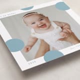 "Pompom" - Holiday Cards in Blue Jay by Blustery August - Detail