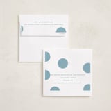 "Pompom" - Holiday Cards in Blue Jay by Blustery August - FREE Recipient Addressing