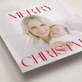 "Merry Squary" - Holiday Cards in Poinsettia by Angela Thompson - Detail