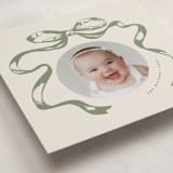 "Big Vintage Bow" - Holiday Cards in Fir by Teju Reval - Detail