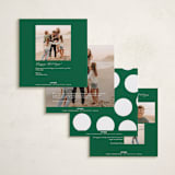 "Christmas Present" - Holiday Cards in Fir by Ghazal Ali - Back of Card Options