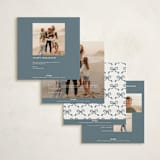 "Verdure & Voile" - Holiday Cards in Bluebell by Itsy Belle Studio - Back of Card Options