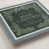 "Verdure & Voile" - Holiday Cards in Bluebell by Itsy Belle Studio - Detail