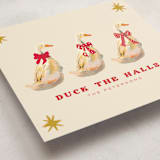 "Duck the Halls" - Holiday Cards in Ginger by Hannah Beimborn - Detail