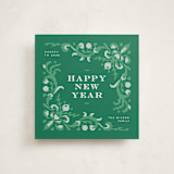 "woven wonders" - Holiday Cards in Evergreen by Anastasia Makarova - Front