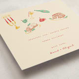 "Seasonal Joy" - Holiday Cards in Champagne by Sarah Rosenthal - Detail