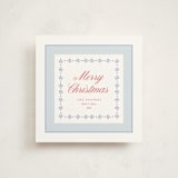 "Classic Garland" - Holiday Cards in Frost by Alston Foster - Front