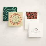 "encircled" - Holiday Cards in Mistletoe by Carrie Moradi - Assembled