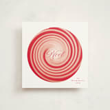 "Candyland" - Holiday Cards in Candy Cane by Gwen Bedat - Front