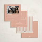 "Joyful Wreath" - Holiday Cards in Cherry by Elly - Back of Card Options