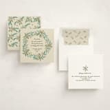 "sketched wreath" - Holiday Cards in Butterscotch by Kanika Mathur - Assembled