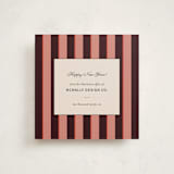 "Polo" - Holiday Cards in Rose by Megan Davis - Front